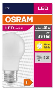 Žarulja Osram LED E27 5W 1.000 kom