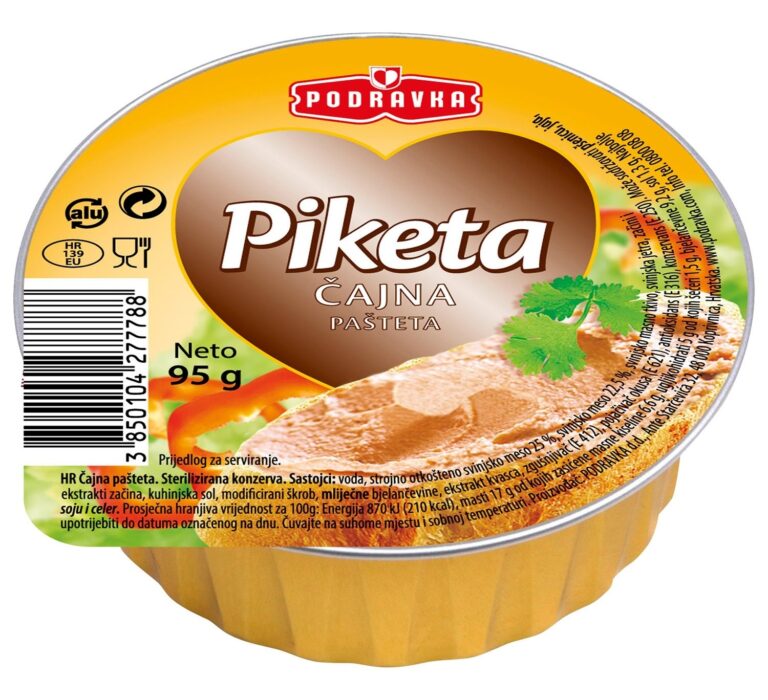 Podravka Pašteta Piketa čajna 0.095 kg