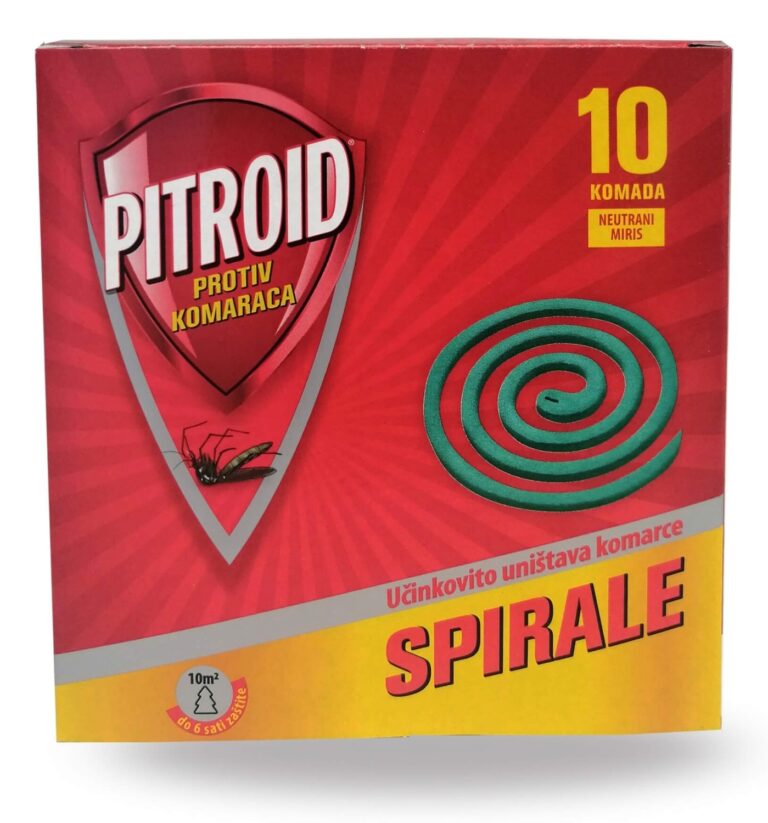 Pitroid Spirale protiv komaraca neutralnog mirisa 10.000 kom