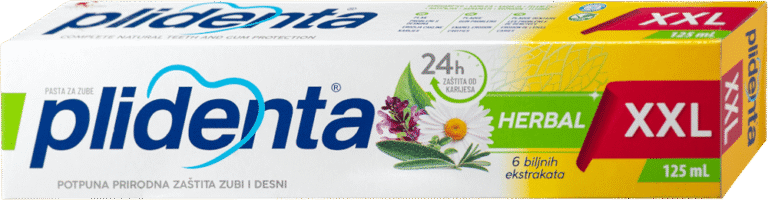 Plidenta Pasta za zube Herbal 125 ml 0.125 L