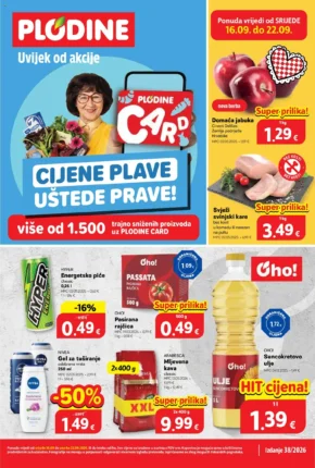 Plodine katalog 16.9. – 22.9.2026.