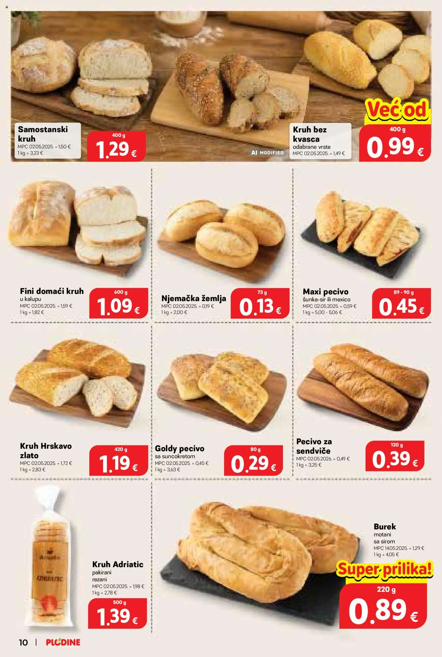 Plodine katalog akcija strana 10 – vrijedi od 9.9. do 15.9.2026.