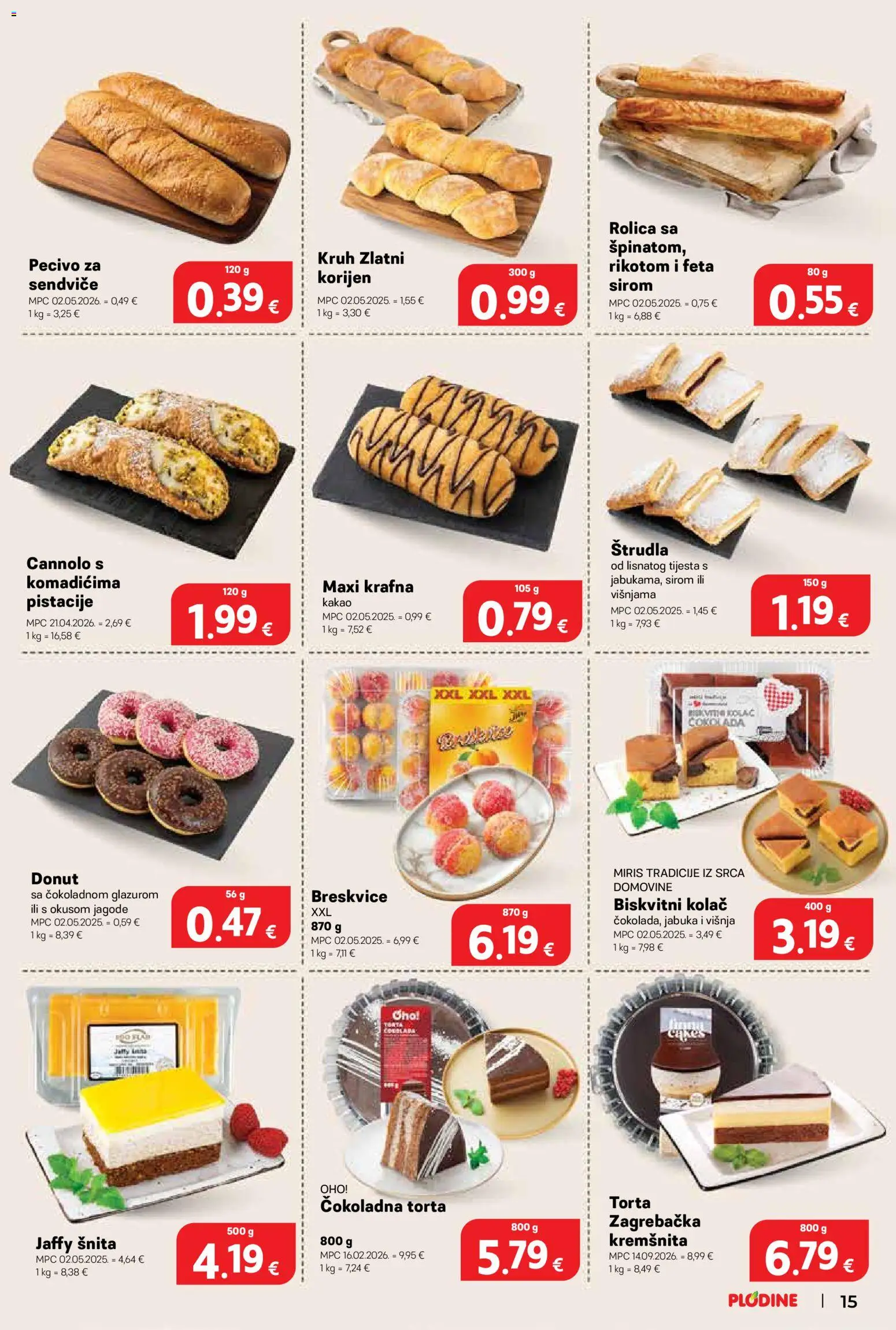 Plodine katalog akcija strana 15 – vrijedi od 16.9. do 22.9.2026.
