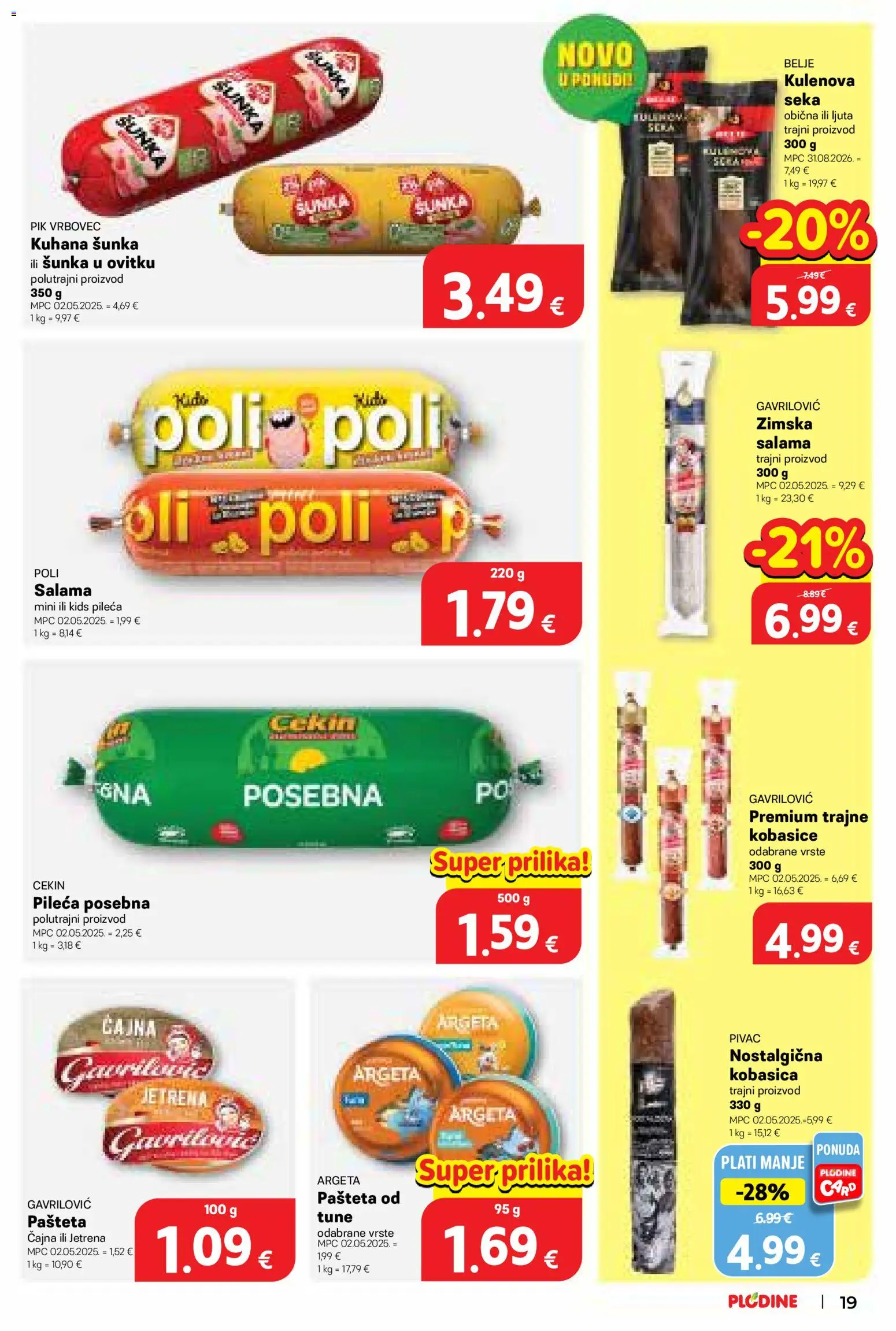 Plodine katalog akcija strana 19 – vrijedi od 9.9. do 15.9.2026.