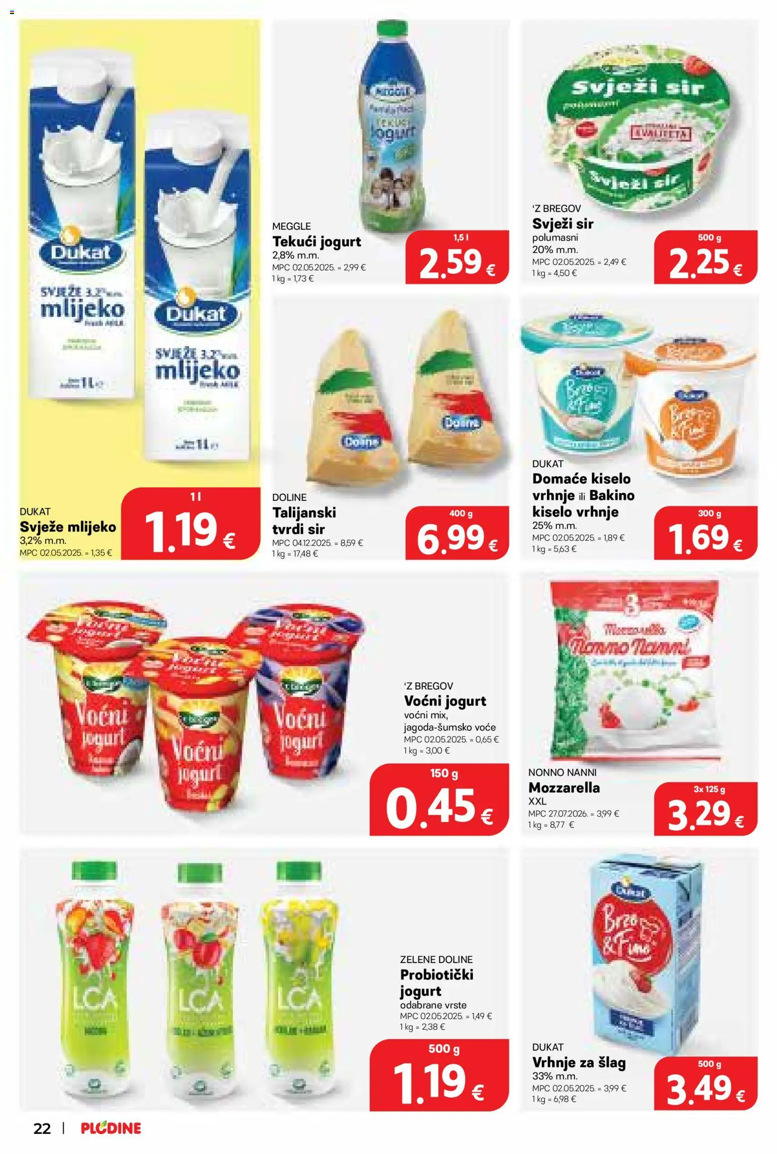 Plodine katalog akcija strana 22 – vrijedi od 9.9. do 15.9.2026.