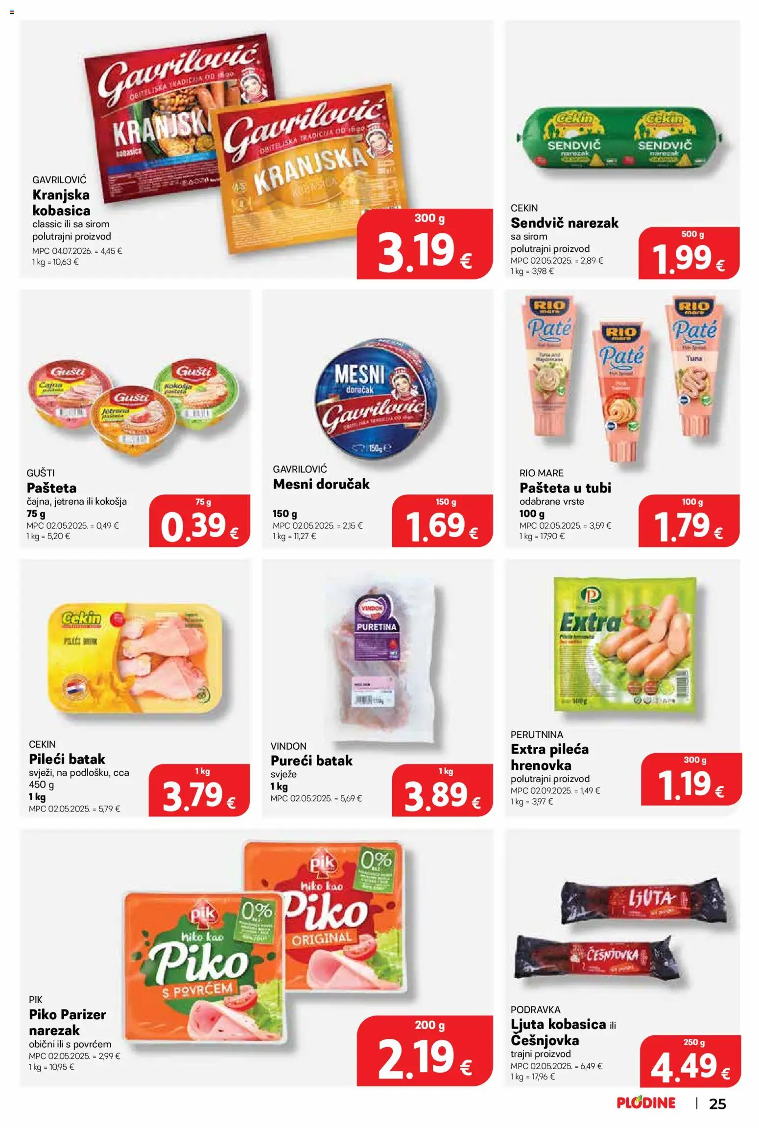 Plodine katalog akcija strana 25 – vrijedi od 16.9. do 22.9.2026.