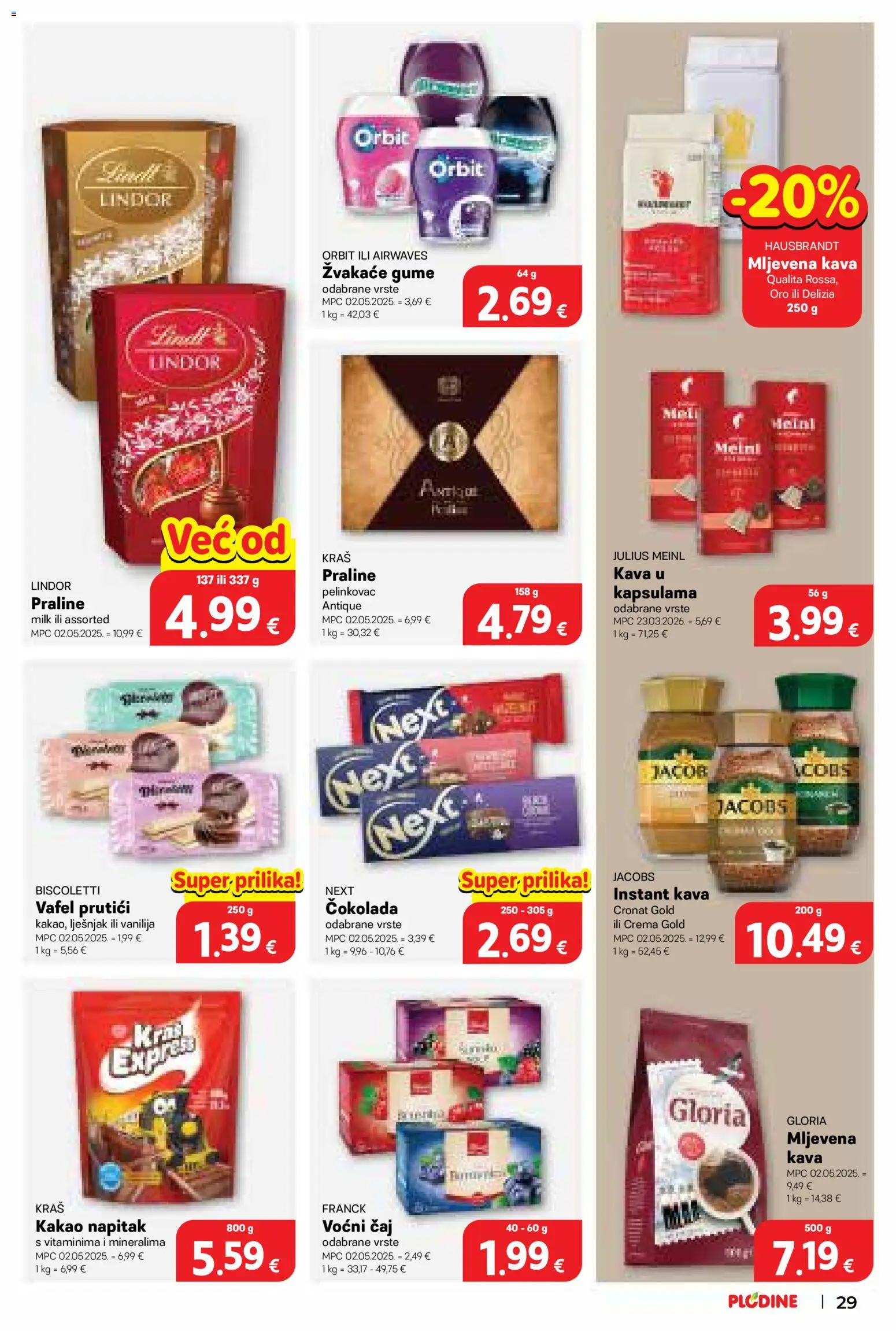 Plodine katalog akcija strana 29 – vrijedi od 9.9. do 15.9.2026.