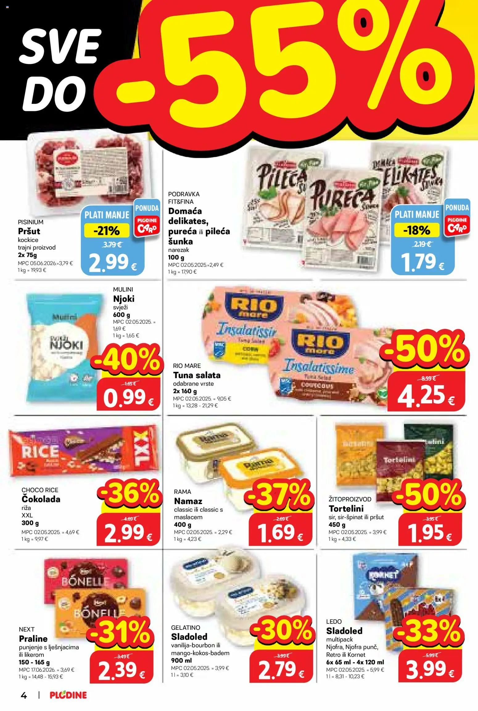 Plodine katalog akcija strana 4 – vrijedi od 9.9. do 15.9.2026.
