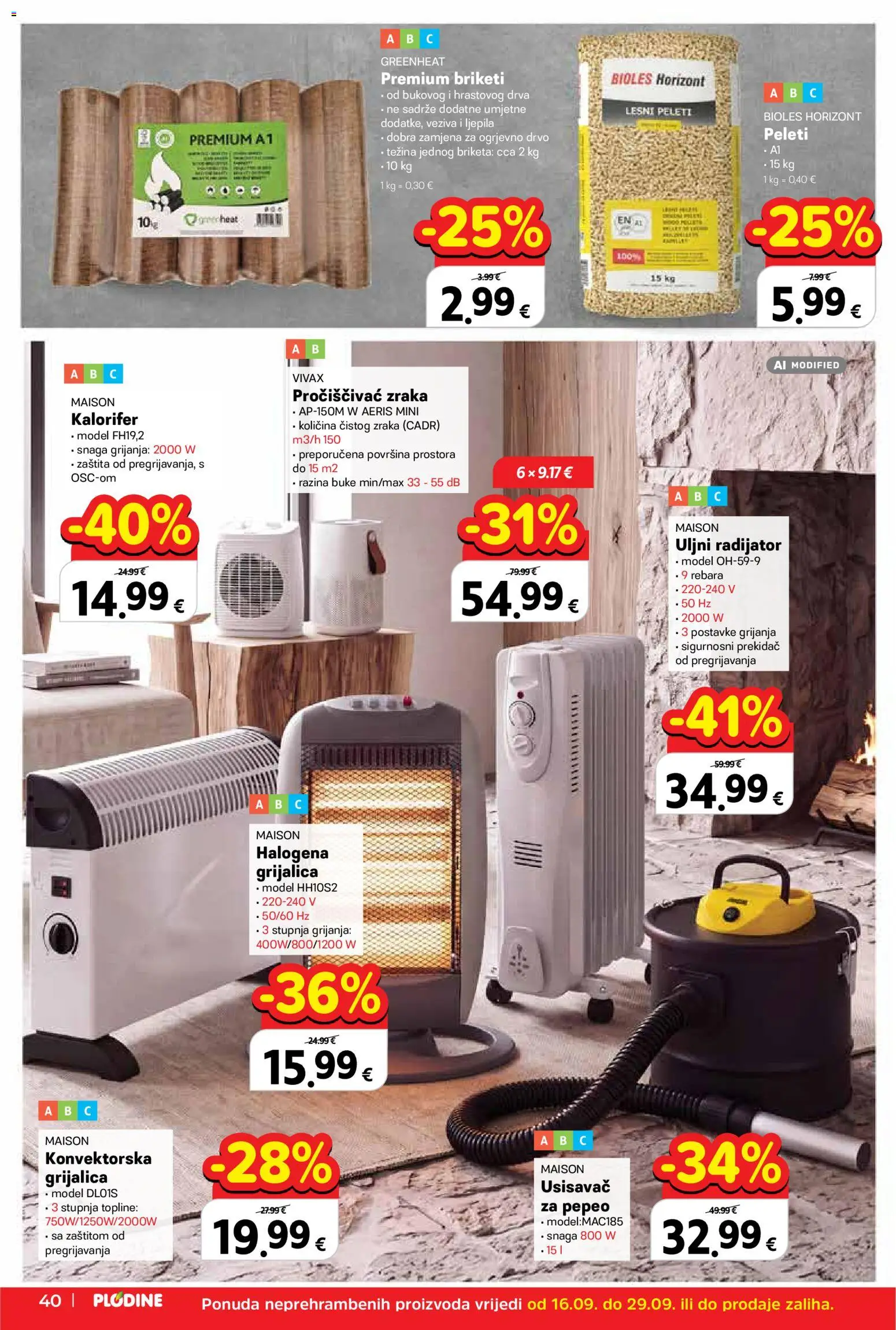 Plodine katalog akcija strana 40 – vrijedi od 16.9. do 22.9.2026.