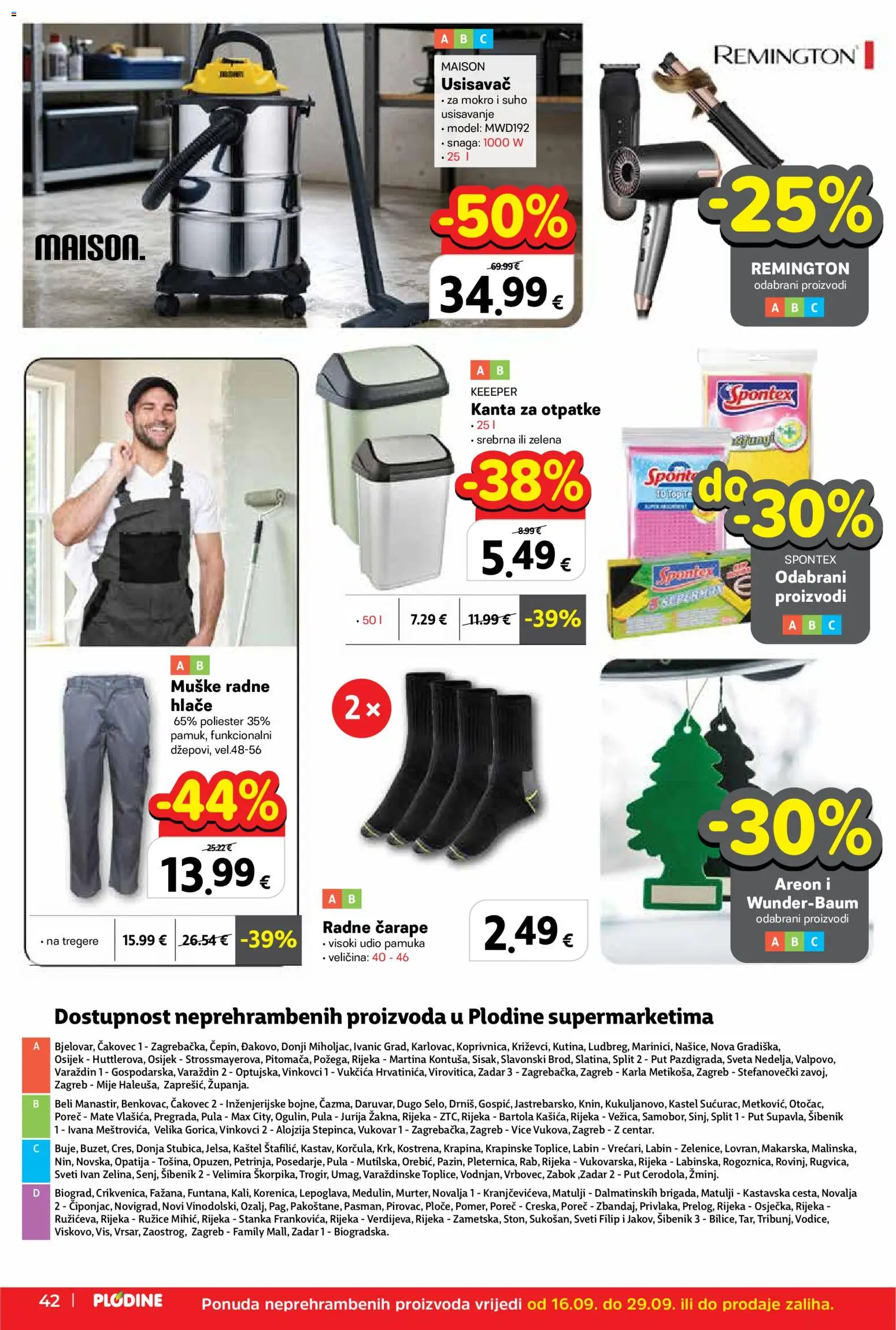 Plodine katalog akcija strana 42 – vrijedi od 16.9. do 22.9.2026.