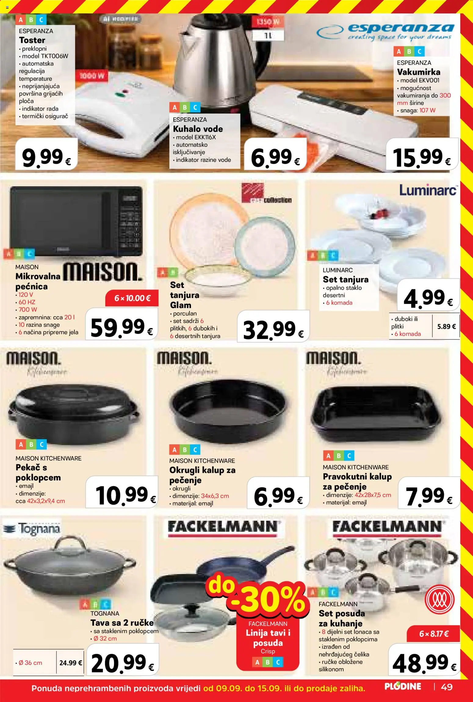 Plodine katalog akcija strana 49 – vrijedi od 9.9. do 15.9.2026.