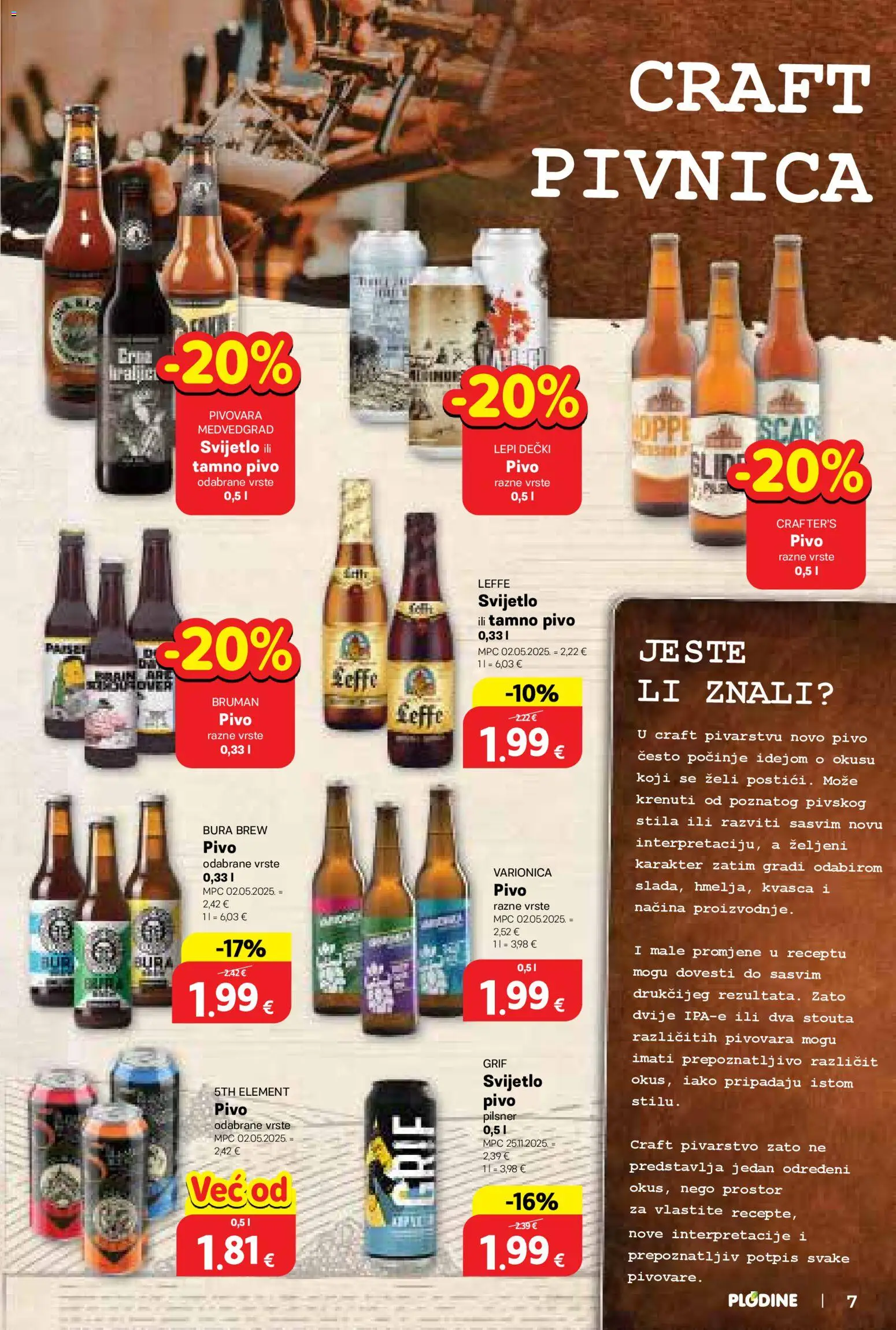 Plodine katalog akcija strana 7 – vrijedi od 9.9. do 15.9.2026.