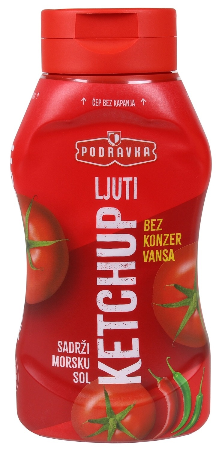 Podravka Kečap ljuti 0.500 kg