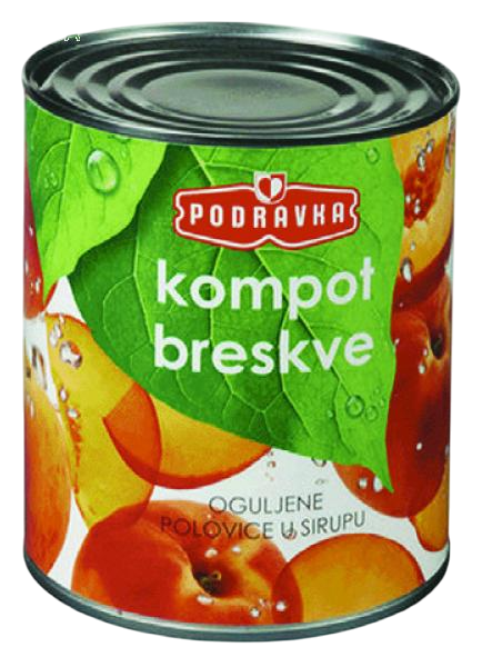 Podravka Kompot Breskva 0.820 kg