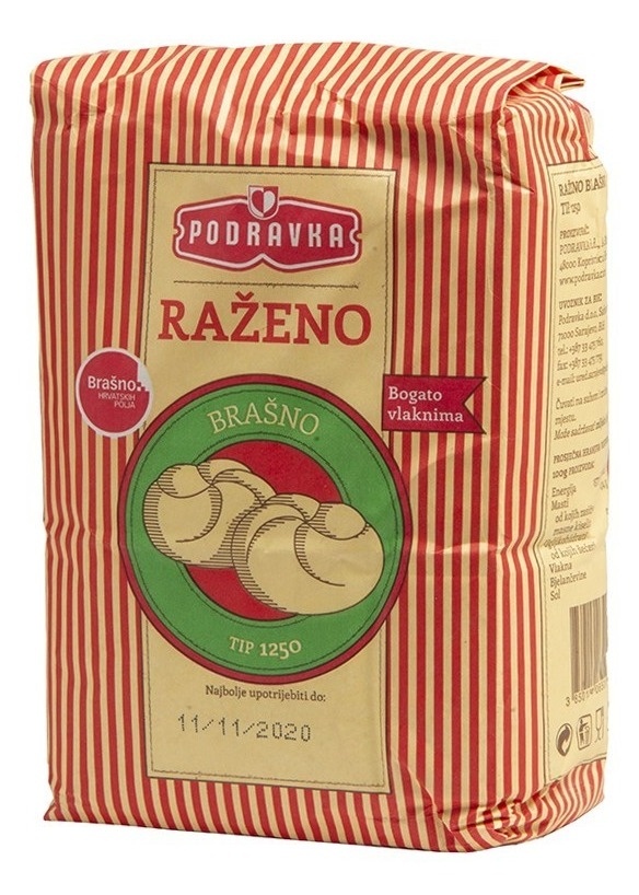 Podravka Brašno raženo T-1250 0.900 kg