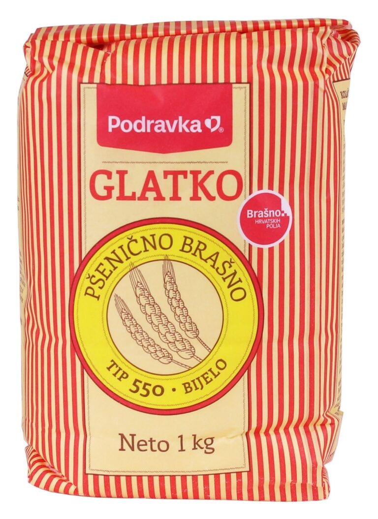 Podravka Brašno glatko T-550 1.000 kg