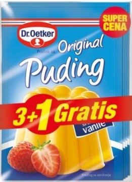 Dr. Oetker Puding Vanilija 4x38g 1.000 kom