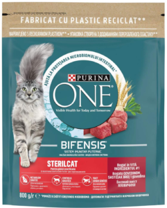 Purina One Hrana za sterilizirane mačke s govedinom 0.800 kg