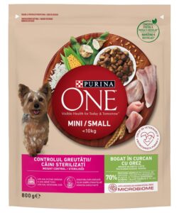 Nestlé Purina One Mini Adult Puretina i Riža Weight Control 0.800 kg