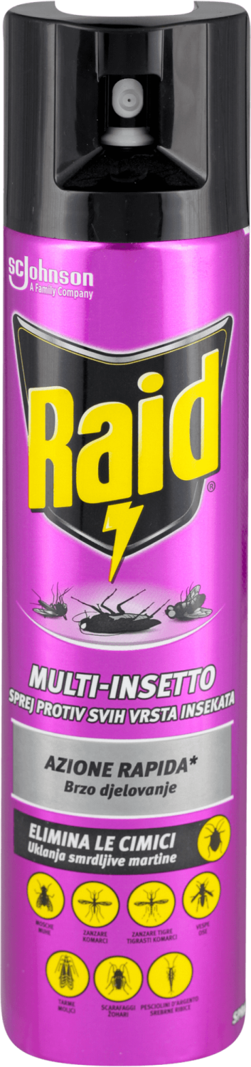 Raid Sprej protiv svih insekata 0.400 L