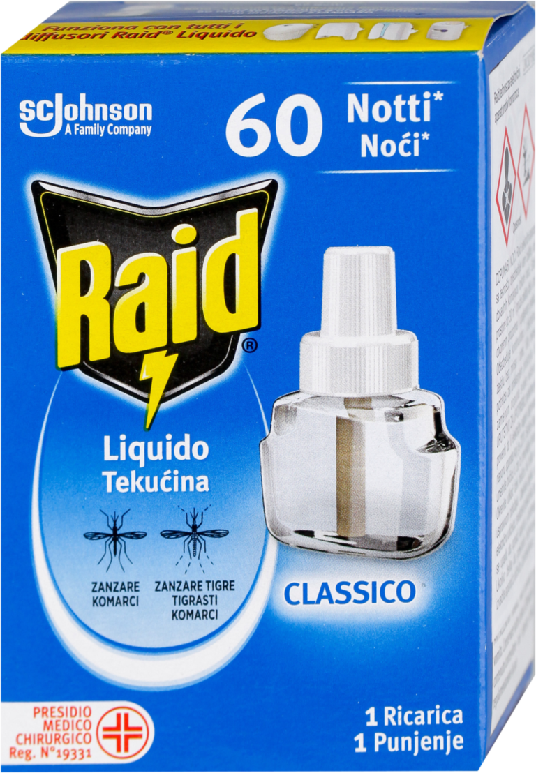 Raid Punjenje za električni aparat 60 noći 1.000 kom
