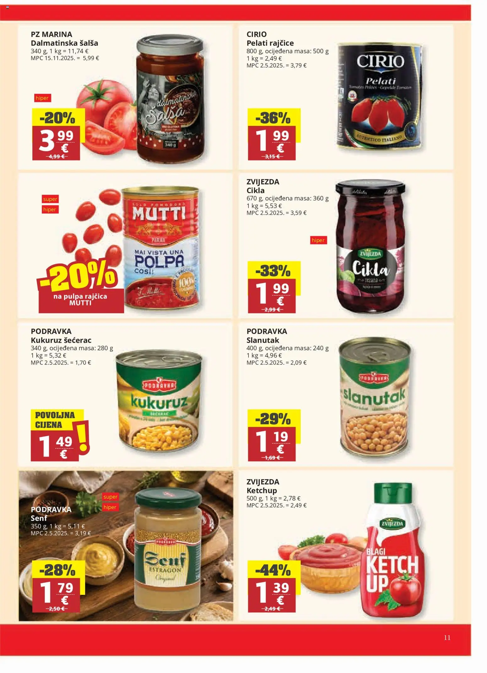 Ribola katalog akcija strana 11 – vrijedi od 7.9. do 15.9.2026.