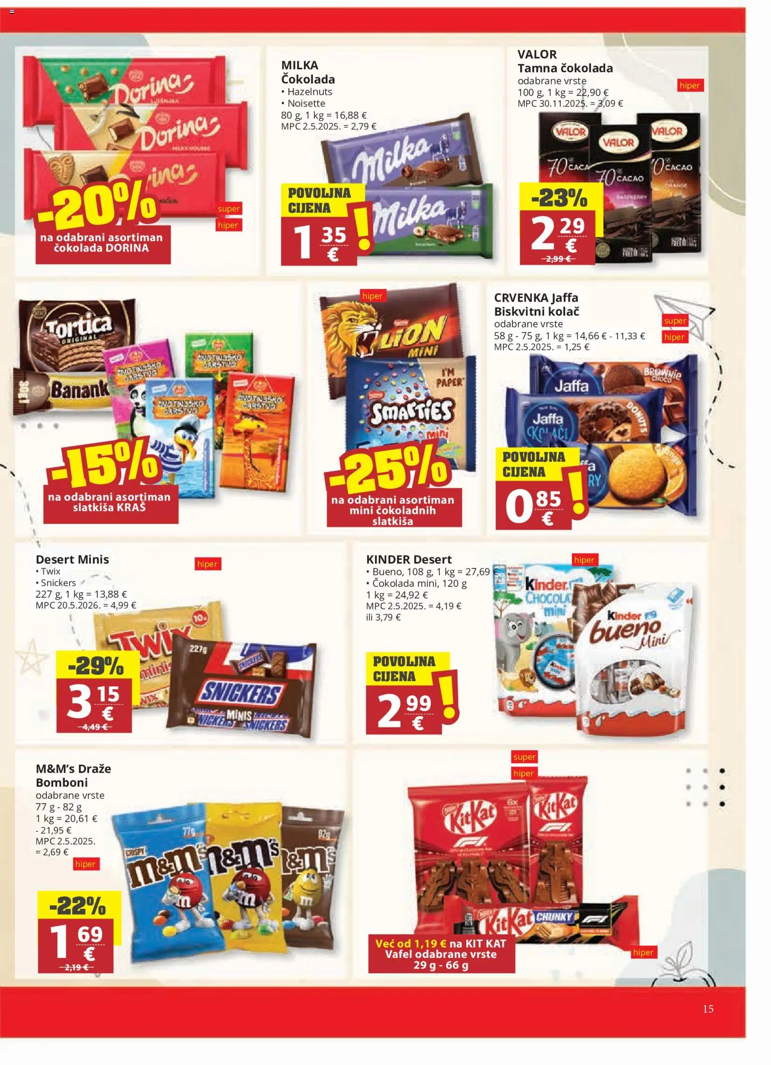 Ribola katalog akcija strana 15 – vrijedi od 7.9. do 15.9.2026.