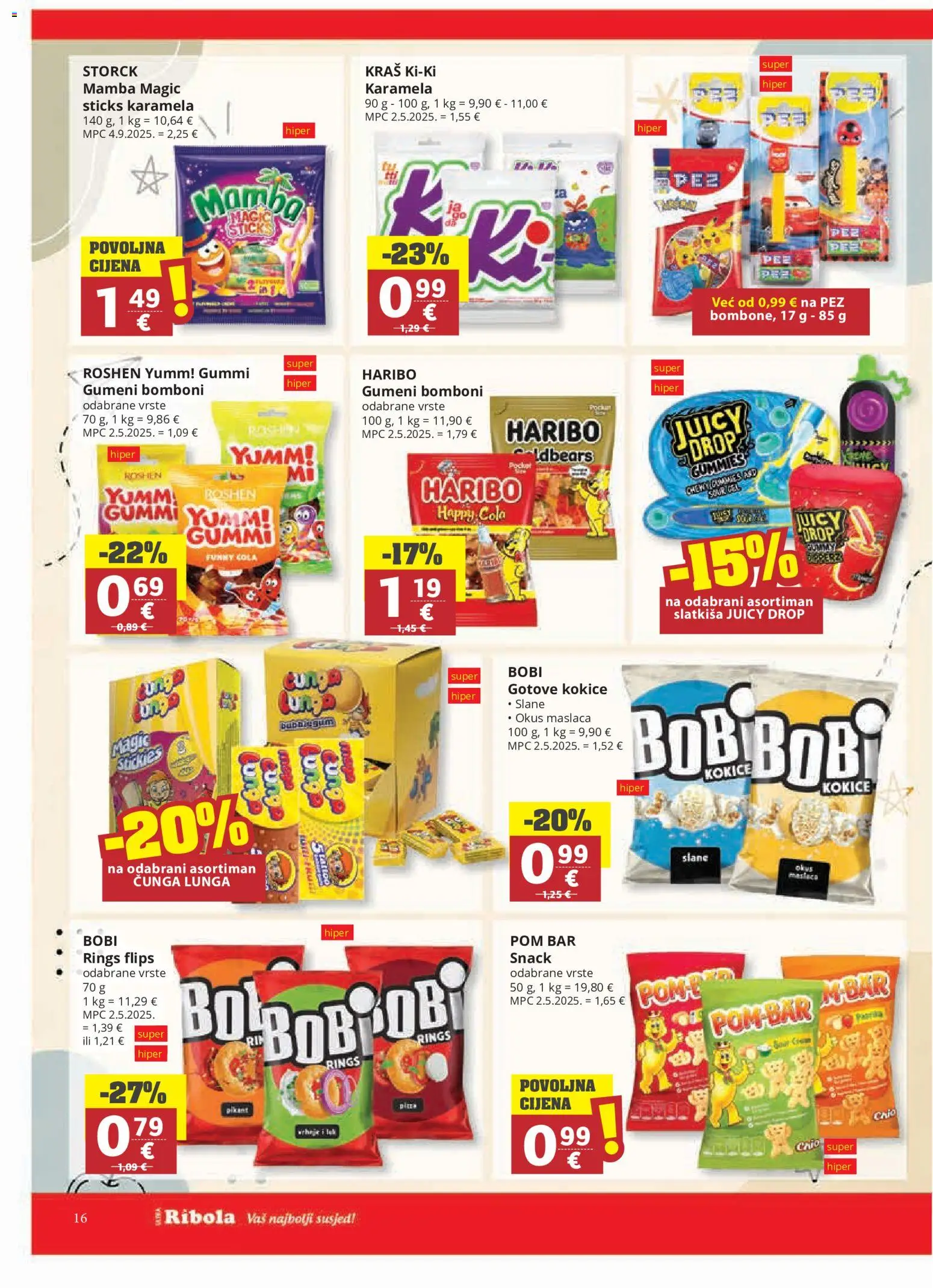 Ribola katalog akcija strana 16 – vrijedi od 7.9. do 15.9.2026.