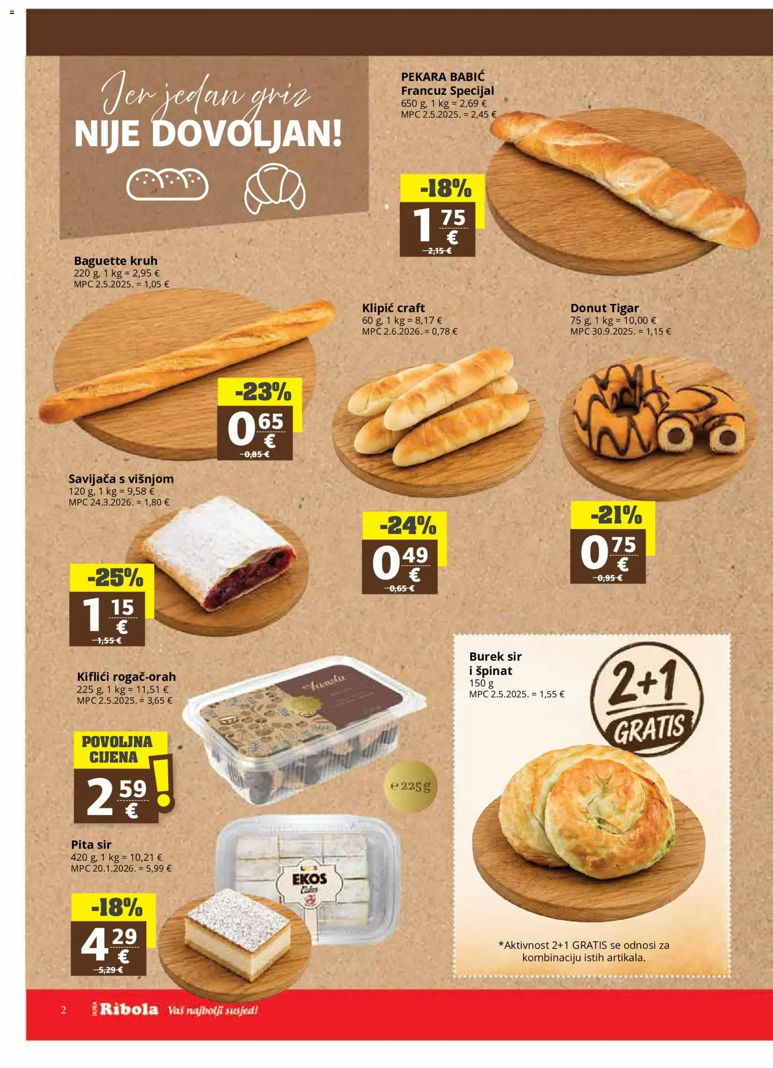 Ribola katalog akcija strana 2 – vrijedi od 2.9. do 15.9.2026.