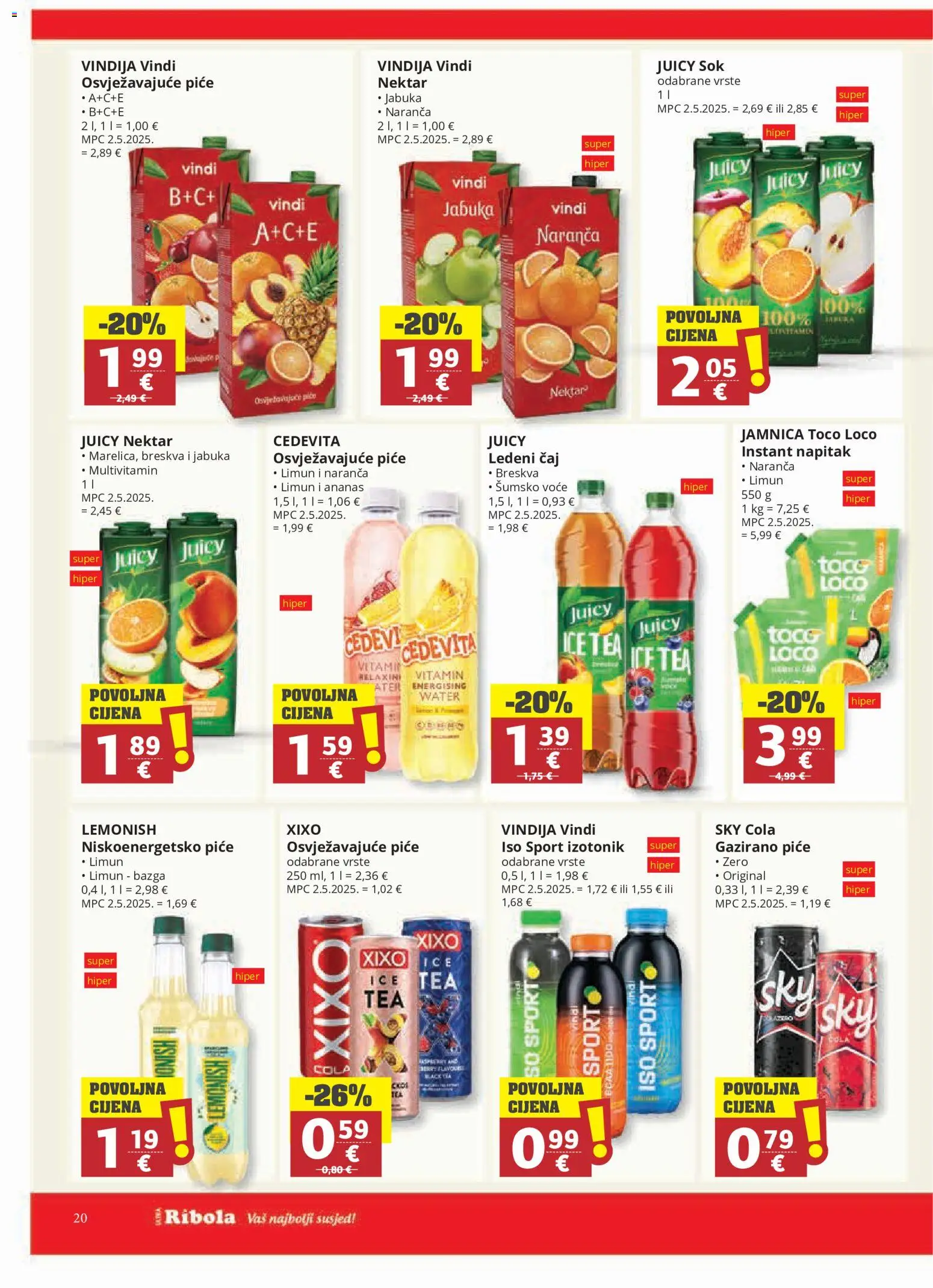 Ribola katalog akcija strana 20 – vrijedi od 7.9. do 15.9.2026.