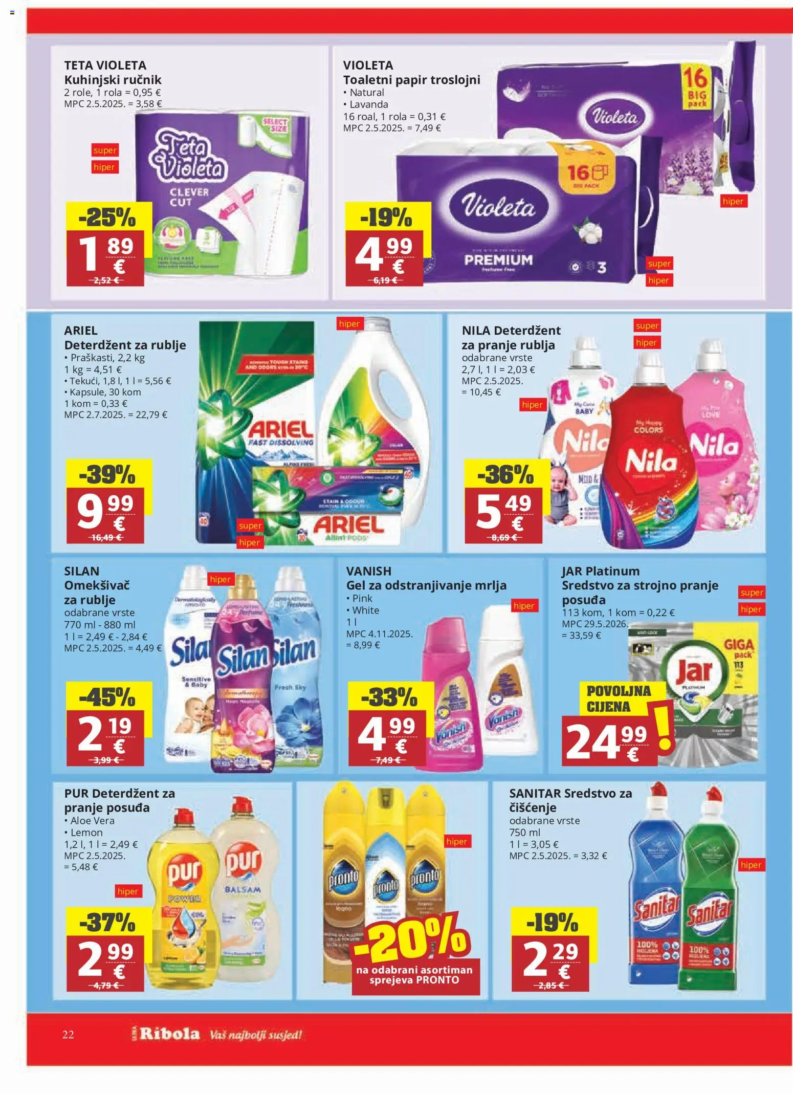Ribola katalog akcija strana 22 – vrijedi od 7.9. do 15.9.2026.