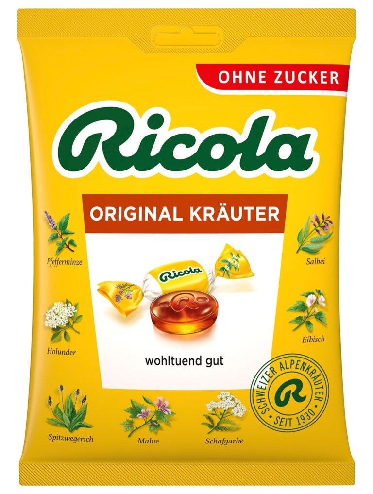 Bomboni Ricola Original 0.075 kg