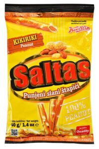 Štapići s kikirikijem Saltas 0.040 kg