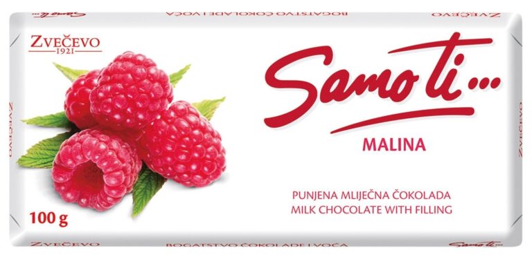 Zvečevo Čokolada Samo Ti Malina 0.100 kg