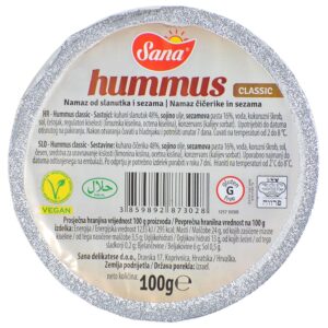 Sana Hummus Classic Namaz 0.100 kg