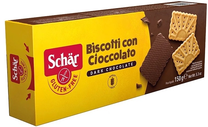 Dr. Schär Keks Biscotto s čokoladom 0.150 kg
