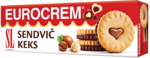 Swisslion Keks sendvič 125g eurocrem