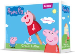 Leone sladoeld na štap.peppa pig 6x60ml
