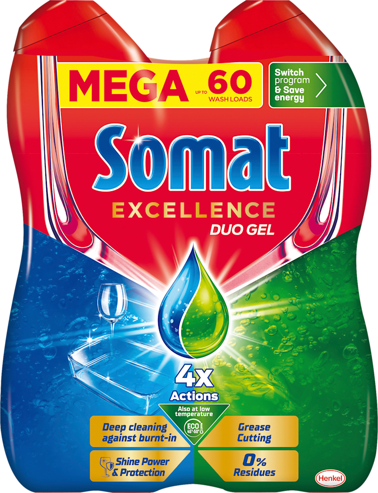 Somat Gel Excellence Duo Lemon 1.080 L