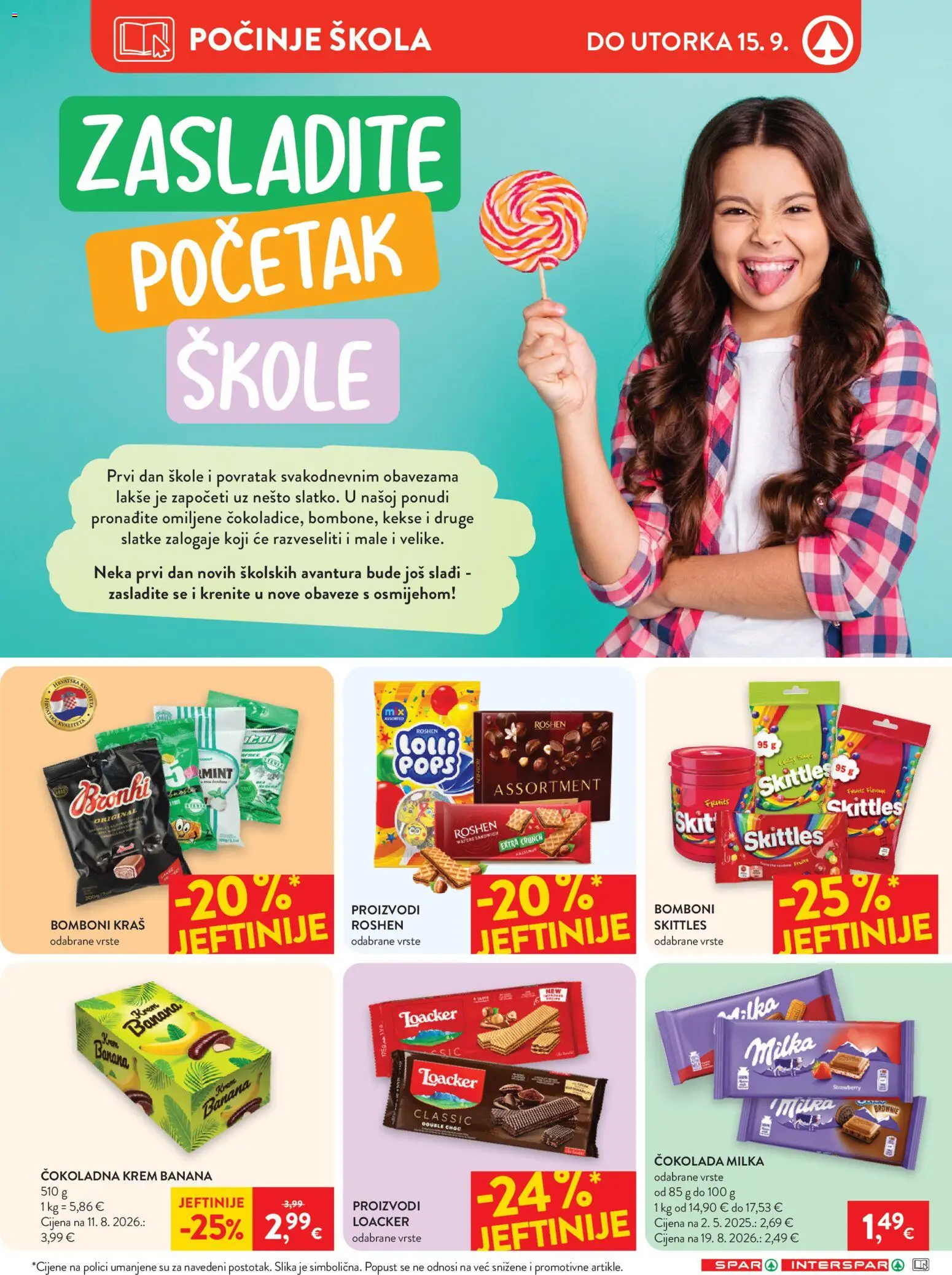 Spar katalog akcija strana 20 – vrijedi od 9.9. do 15.9.2026.