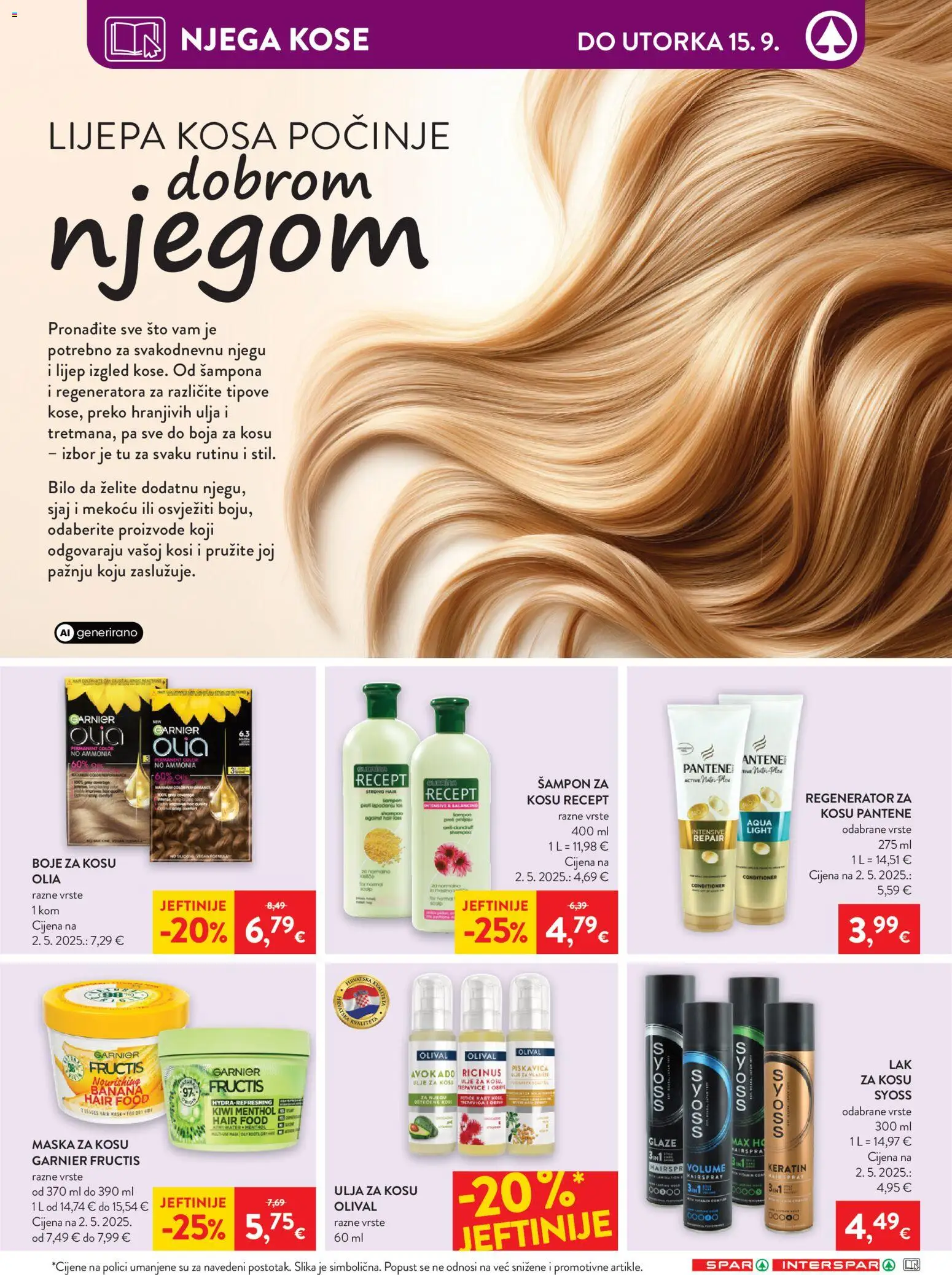 Spar katalog akcija strana 25 – vrijedi od 9.9. do 15.9.2026.