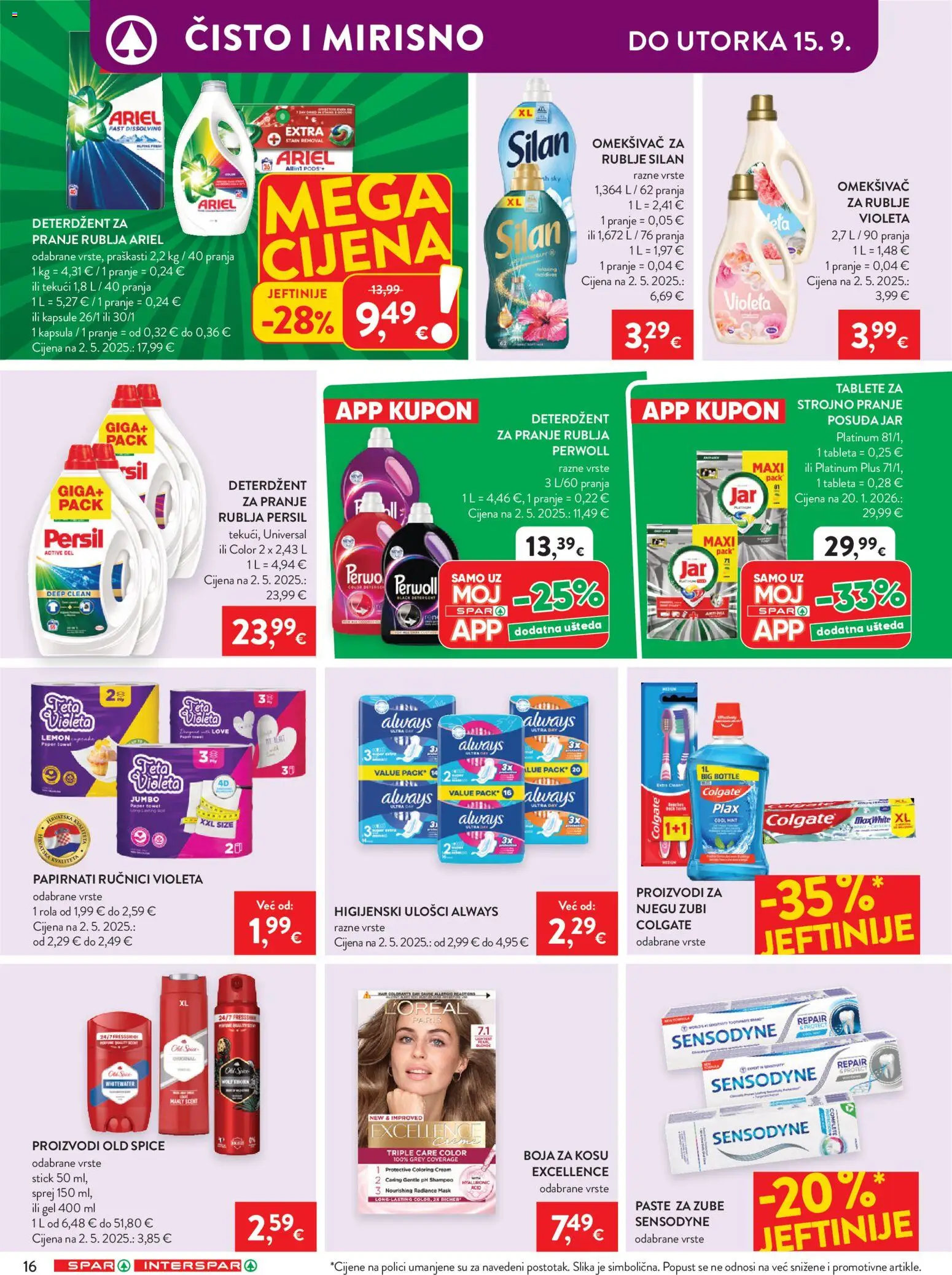 Spar katalog akcija strana 26 – vrijedi od 9.9. do 15.9.2026.