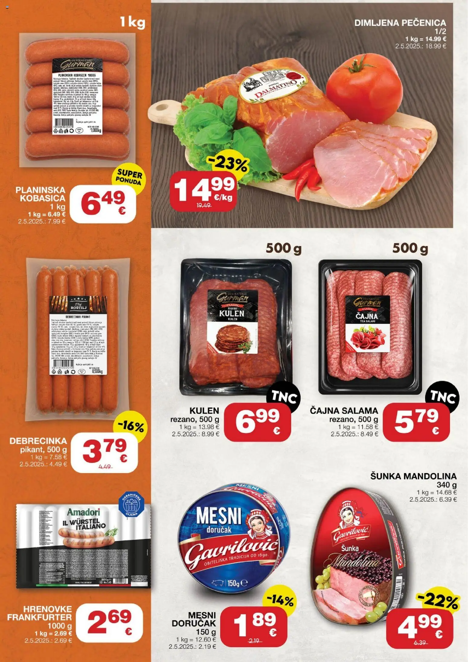 Stanić Diskont katalog akcija strana 2 – vrijedi od 3.9. do 16.9.2026.