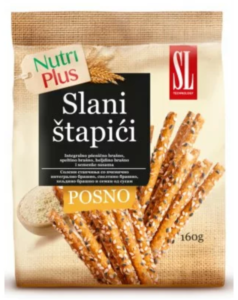 Swisslion Štapići Nutri Plus integralni 0.160 kg