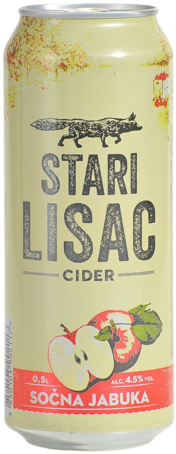 Pivo 0,5l lim stari lisac can shrink 9x50cl hr