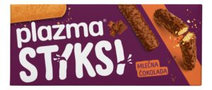 Bambi Plazma Stiksi Keks Preliven Mliječnom Čokoladom 0.125 kg