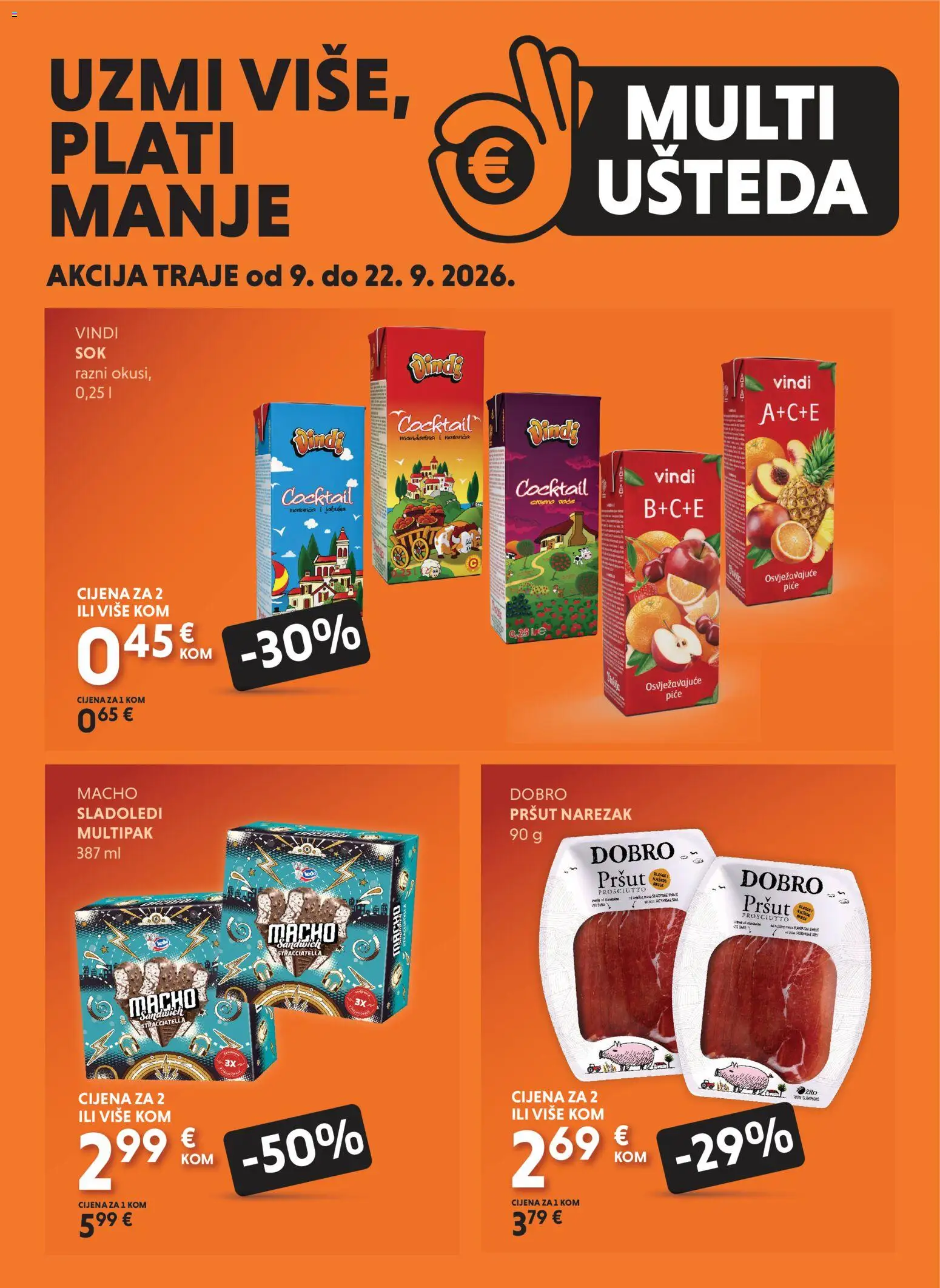Studenac katalog akcija strana 1 – vrijedi od 9.9. do 22.9.2026.