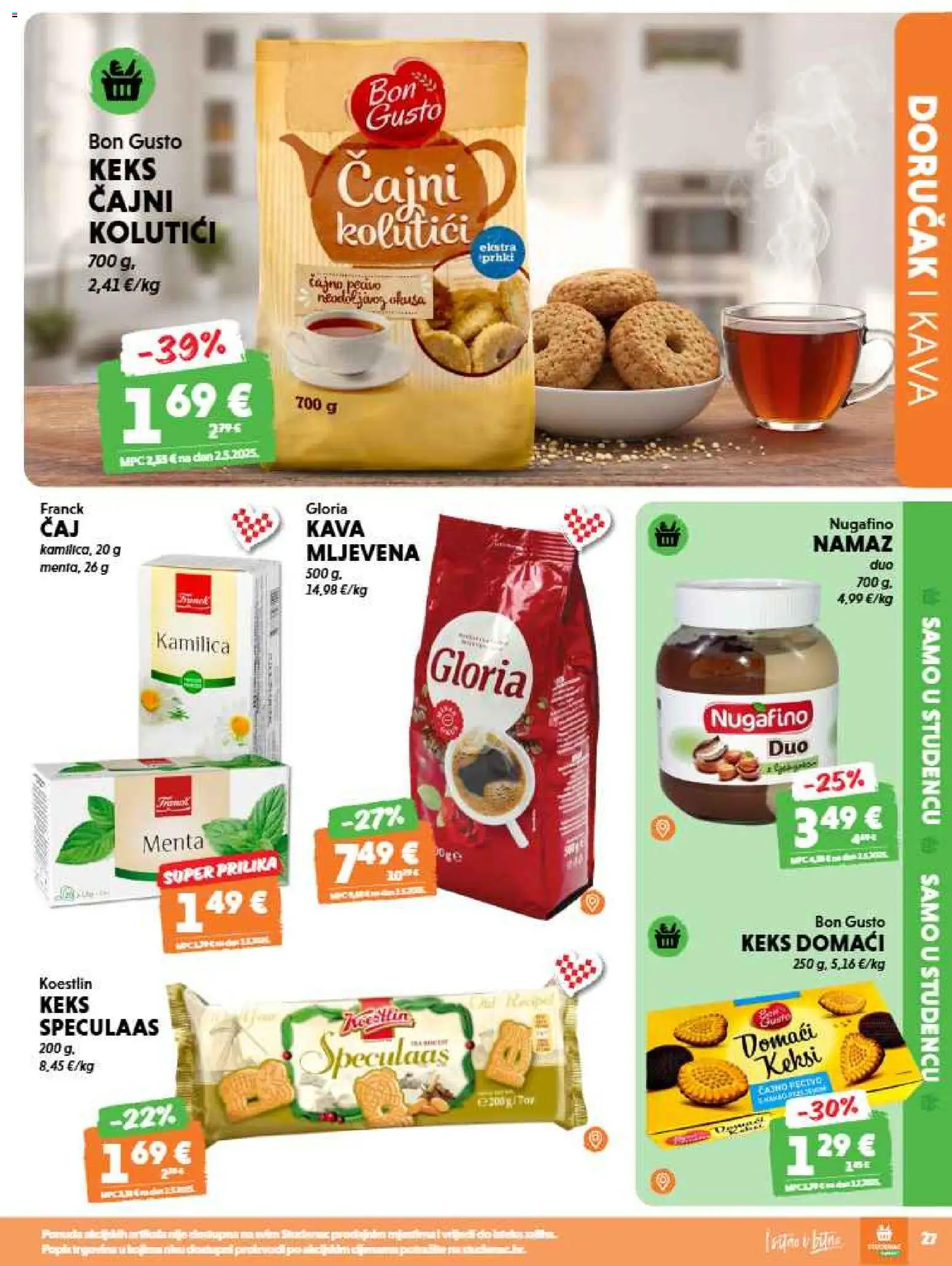Studenac katalog akcija strana 27 – vrijedi od 9.9. do 15.9.2026.