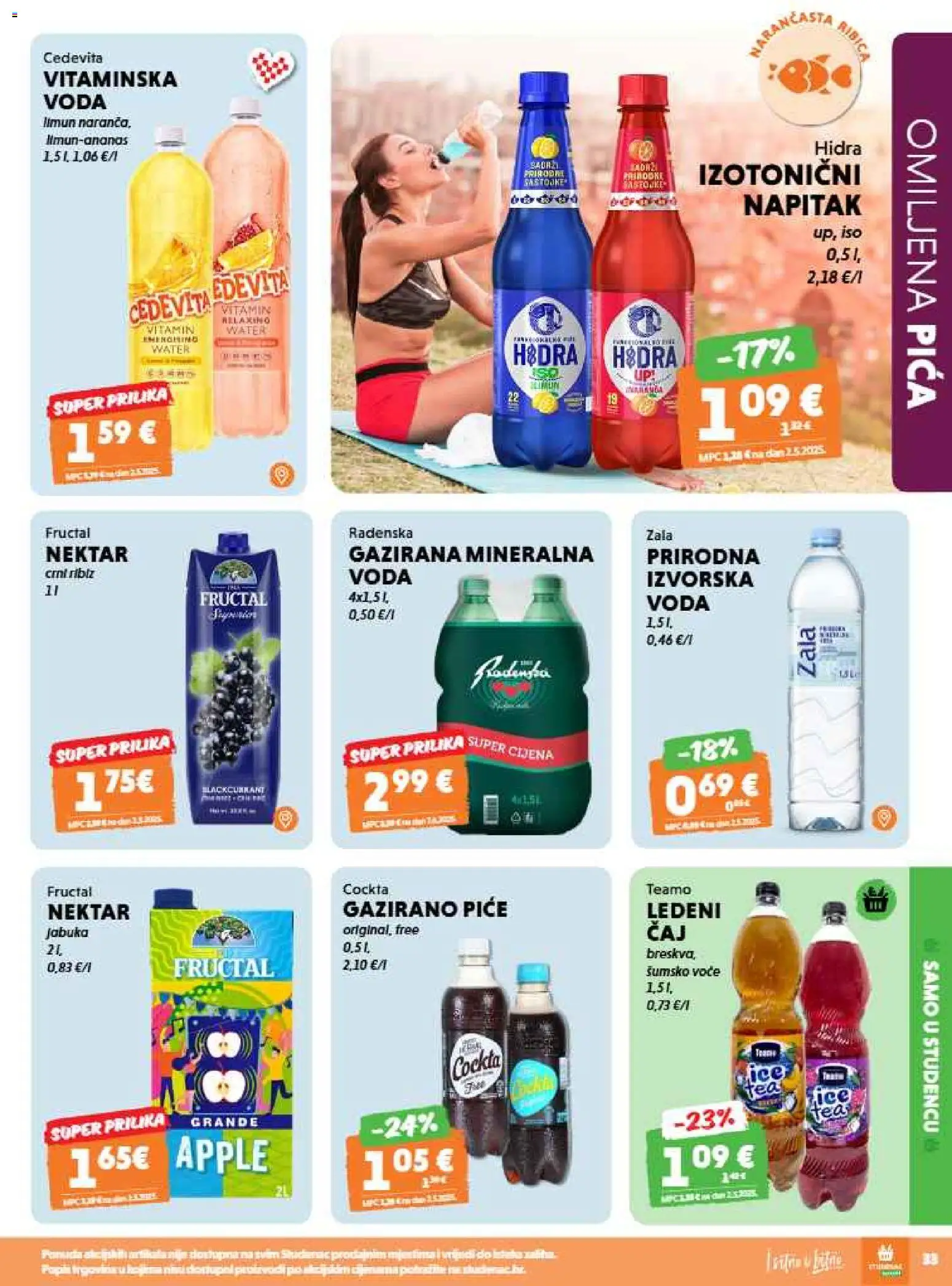 Studenac katalog akcija strana 33 – vrijedi od 9.9. do 15.9.2026.