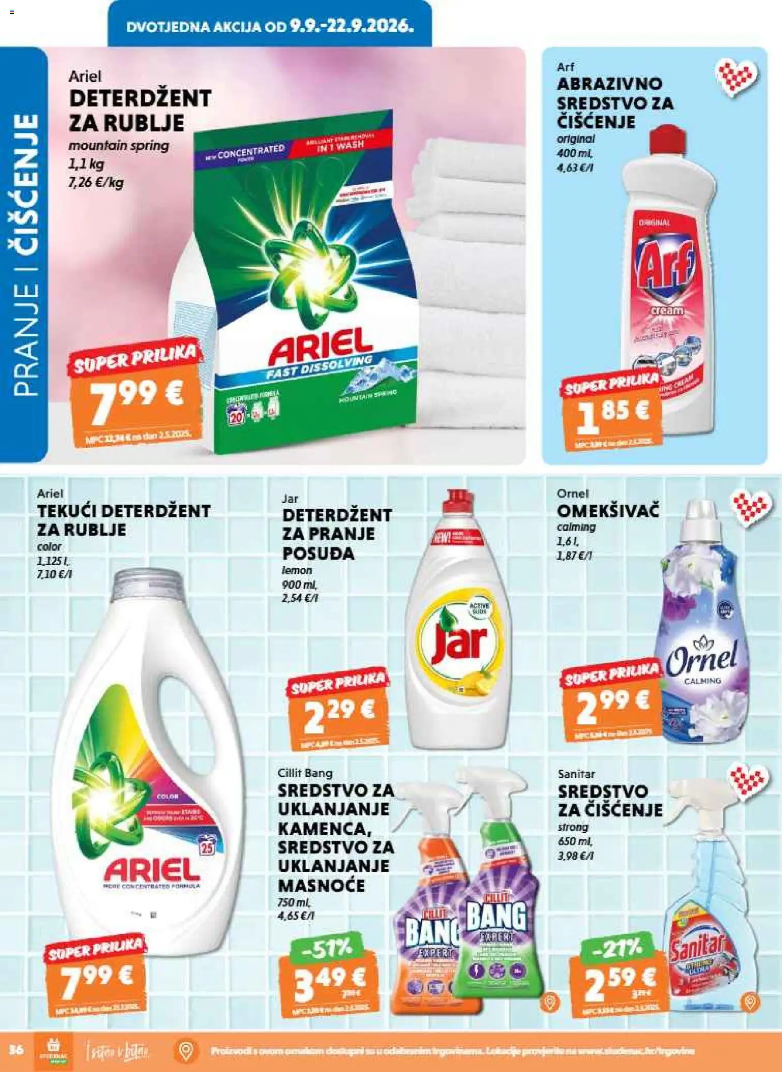 Studenac katalog akcija strana 36 – vrijedi od 9.9. do 15.9.2026.
